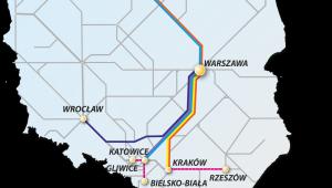 Mapa połączeń Pendolino