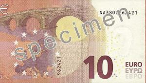 Nowy banknot 10 euro