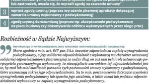 Solidarna odpowiedzialność wobec podwykonawcy