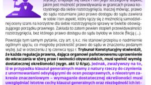 TK o prawie do sądu