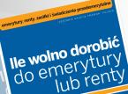 Ile wolno dorobić do emerytury lub renty