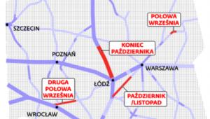Planowane tegoroczne otwarcia wg GDDKiA